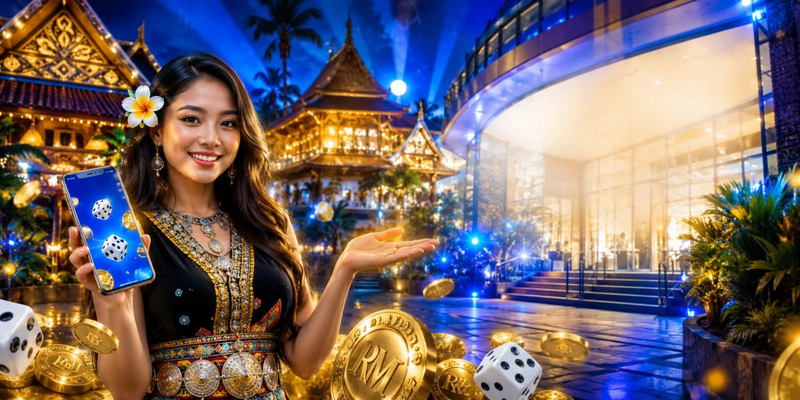 Permainan dadu dan meja kasino gaya Sarawak di f80